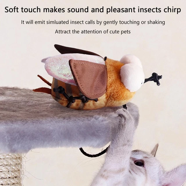 Cat Catnip Toys Crinkle Squeaky Interactive Plush Stuffed Pet Animal Toys/✨ J8C7