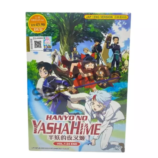 Anime DVD~ENGLISH DUBBED~Hanyou no Yashahime: Sengoku Otogizoushi Vol. 1-24 End