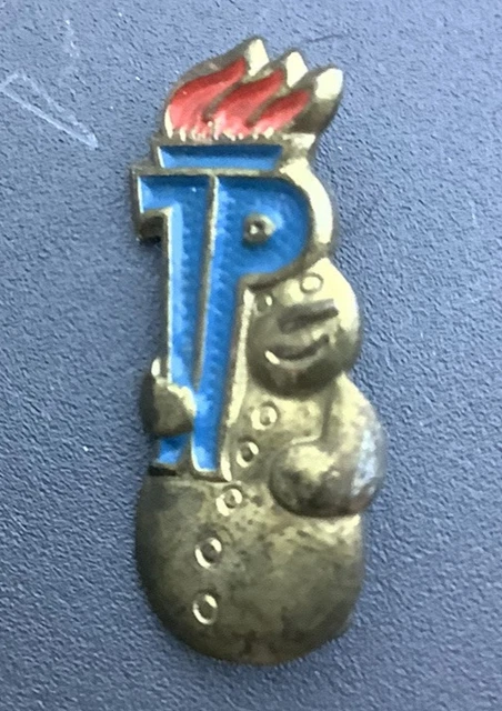 DDR PIN ABZEICHEN Jungpionier Sportabzeichen Winter Schneemann EUR 2,99 ...