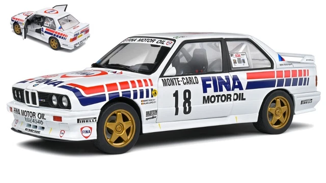Solido BMW E30 M3 GROUP A N.18 RALLY MONTECARLO 1989 M.DUEZ/A.LOPES 1:18