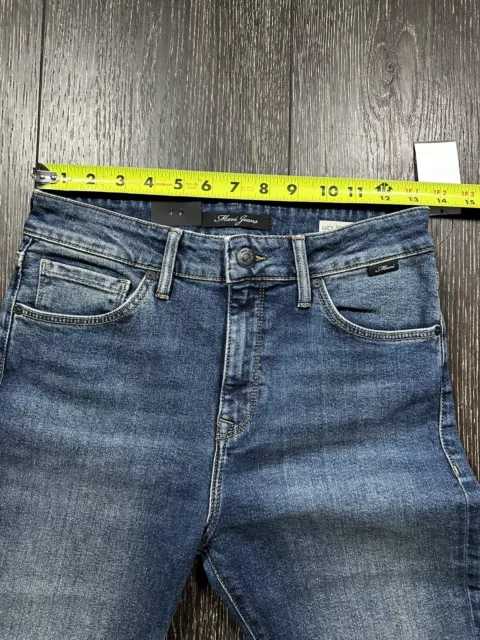 Mavi Lucy Jeans Womens Size Super High Rise Super Skinny 27 Dark Wash Denim 2