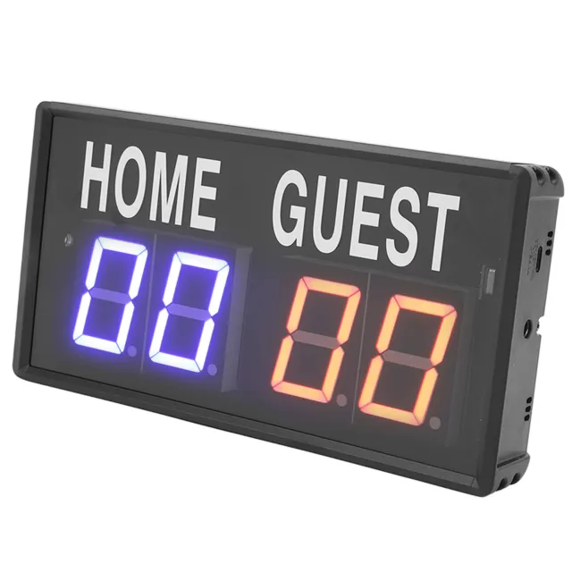 (Plug)Electronic Scoreboard Aluminum Alloy Remote Control 100‑240V Digital Ta