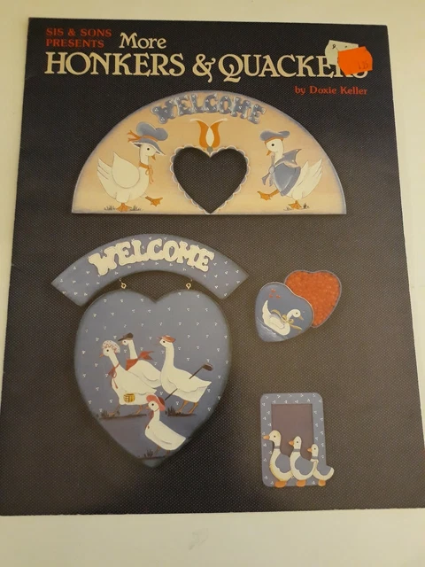 Folleto de pintura de tole de colección Sis & Sons presenta más Honkers & Quackers (i5)
