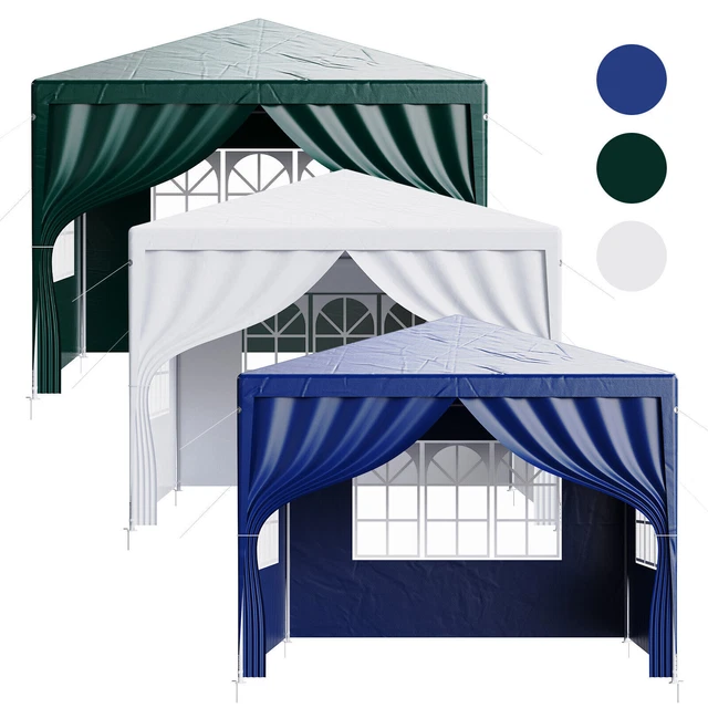 3x3m Pavillon Festzelt Picknicks Partyzelt Gartenzelt Wasserdicht Zelt 3-Farbe