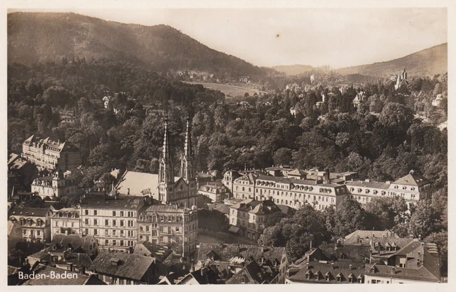 AK Ansichtskarte - Baden-Baden, Blick auf die Stadt, ungelaufen