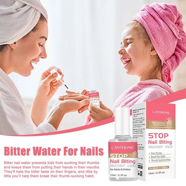 Stop Nail Biting Treatment - Bitter Taste, Safe and Easy to Apply, (0.5 fl  oz) - Walmart.com