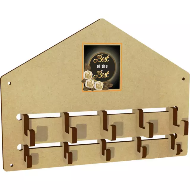 'Golden Excellence: Best of the Best' Wall Mounted Hooks / Rack (WH046734)