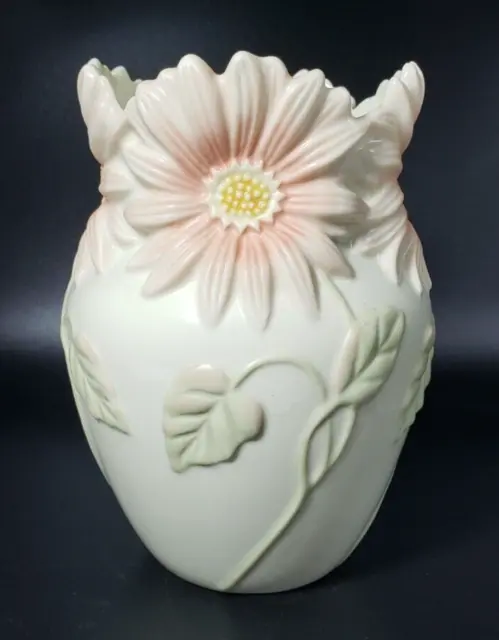 Lenox Gerbera Daisy Floral Blossoms Collection Porcelain Vase 6”