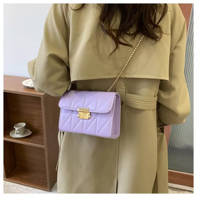 PU Leather Crossbody Bag Mini Square Bag New Phone Bag  Women