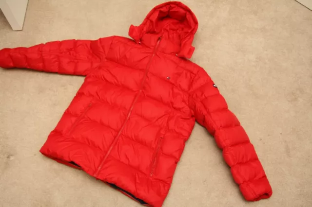 Tommy Hilfiger Boys Winter Warm Jacket Coat 176 Puffa Red 7