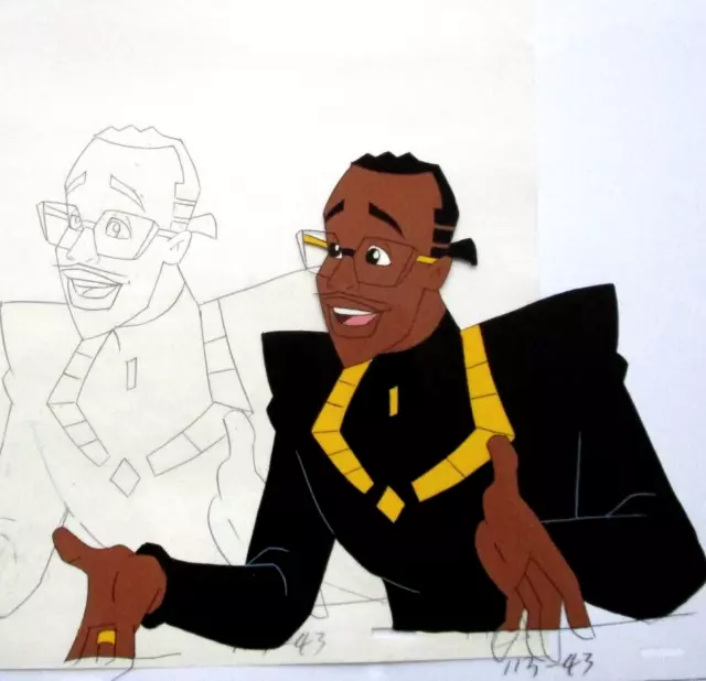 MC HAMMER 1991 HAMMERMAN DIC rap hip hop black ORIGINAL PRODUCTION CEL + DRAWING