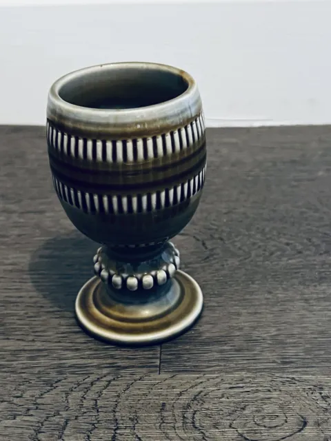 Wade Blue Green Brown Irish Porcelain Vintage Wine Goblet Drink