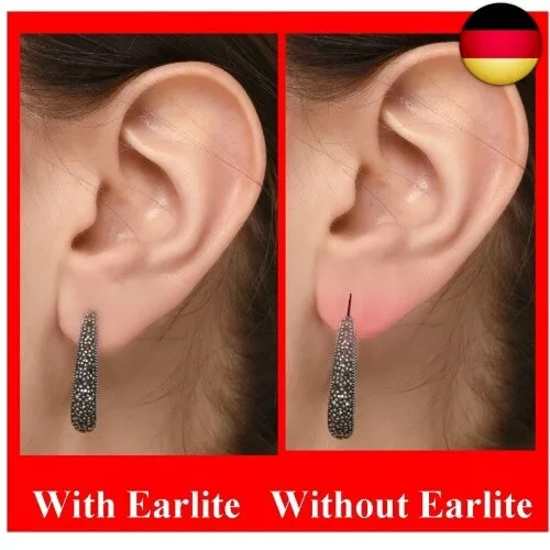 EarLite 240 Unsichtbare Ohrring Ohr-Lobe Wonder Support Patches wasserdichte