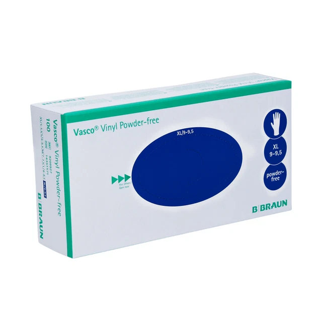 B. Braun Vasco Vinyl Powder-free Einmalhandschuhe