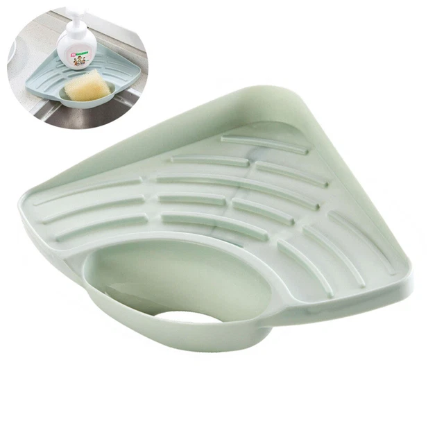 Support D'évier Suspendu Double Couche Tinkber - Range Éponge Et Savon - Beige