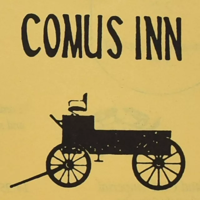 Vintage 1990s Comus Inn Restaurant Dinner Menu Maryland