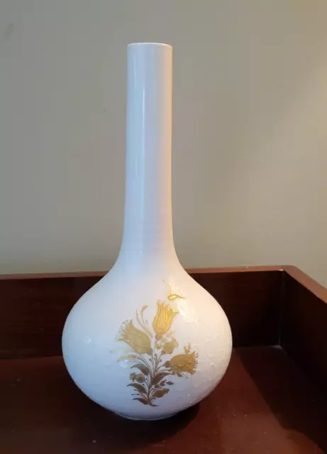Vintage 1980s Rosenthal Studio Line Bjorn Wiinblad Romanze White Porcelain Vase