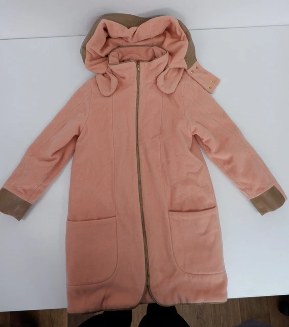 Cappotto di lana Chloe ragazza, taglia età 8 anni, Peach, in perfette condizioni