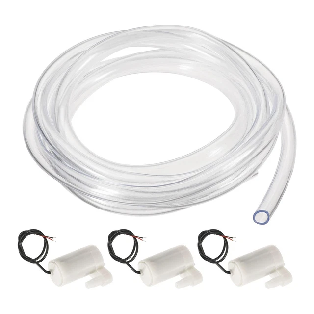 Mini Acqua Pompa,DC 5V Micro Sommergibile Motore Verticale Stile con Vinile Tubo