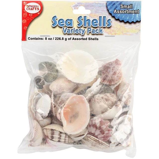 Carcasas de mar mixtas 8 oz pequeñas -DECS8S