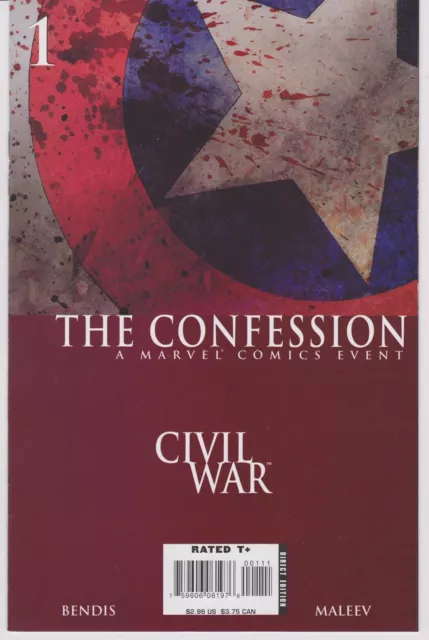 Civil War the Confession #1 Marvel Comics 2007 Unread NM