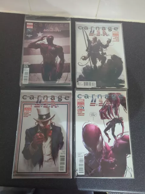 Carnage USA 4 Of Limited Series Clayton Crain 2012 Marvel Comics NM