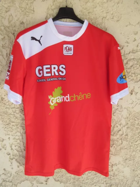 Maillot rugby F.C AUCH GERS PUMA rouge collection M/L