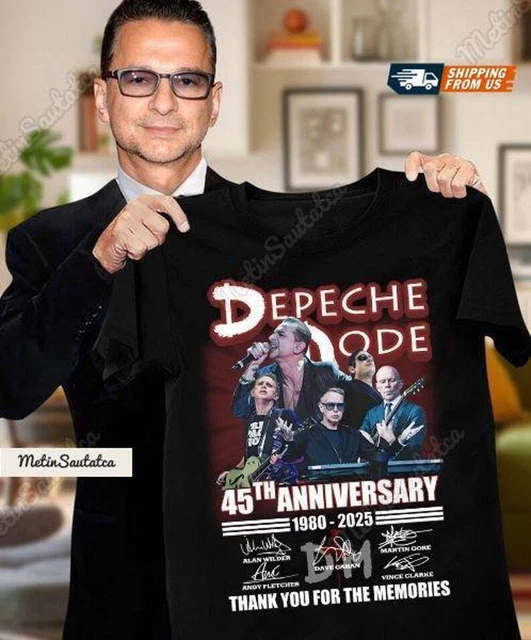 DEPECHE MODE SHIRT, Depeche Mode 19802025 , Depeche Mode 45 Years