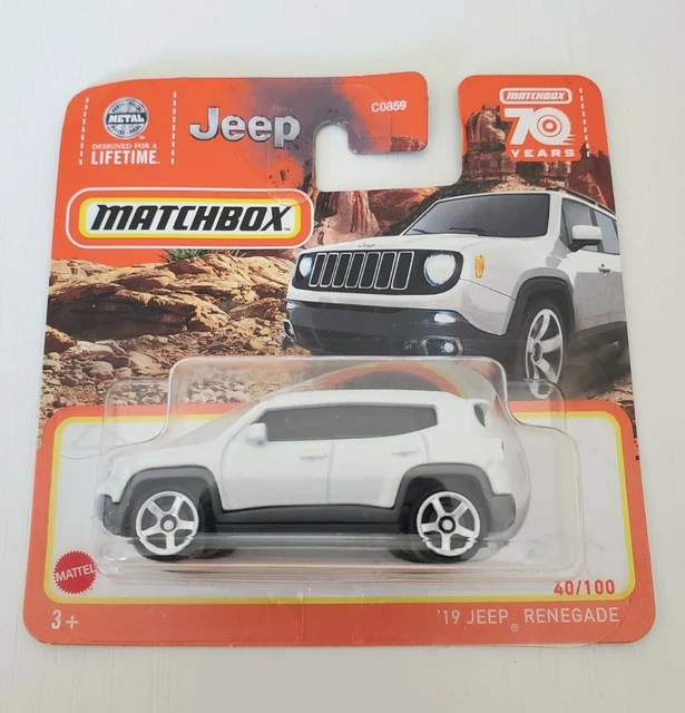 Jeep renegade matchbox deals car