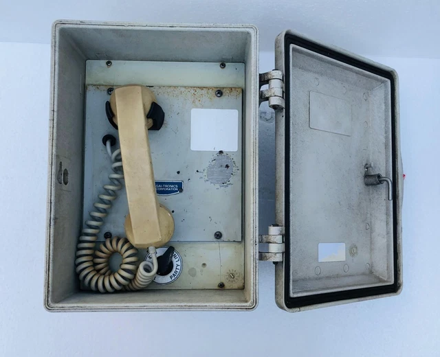 GAI-TRONICS 701-302 Cornetta/Altoparlante Ampplificatore 120 VAC Con Box #11