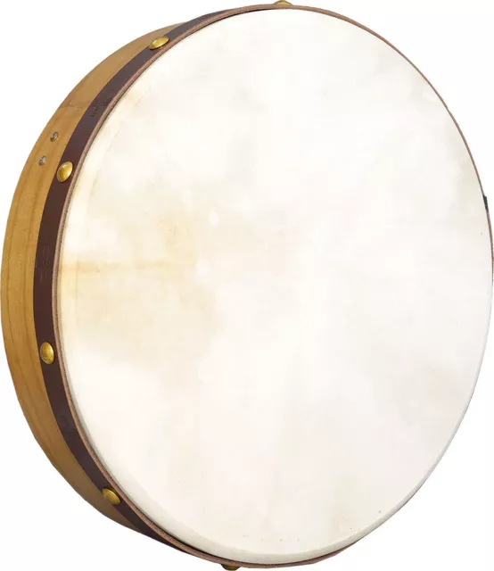 Glenluce 40.6cm Bodhran. Irlandés Tambor, Ideal para Principiantes. Natural