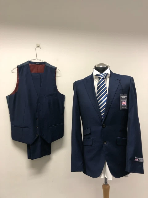 Blazer Bernard Weatherill Savile Row 40R - Marron à Carreaux Rouges, Fait Main, Neuf Sans étiquette