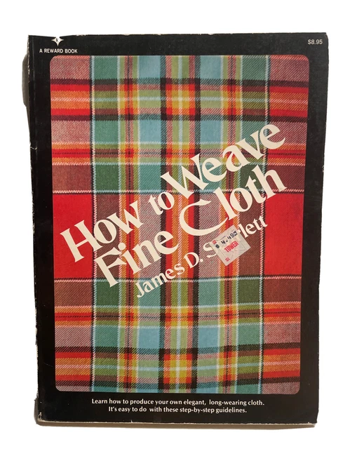 Libro de colección CÓMO TEJER TELA FINA de James Scarlett 1981