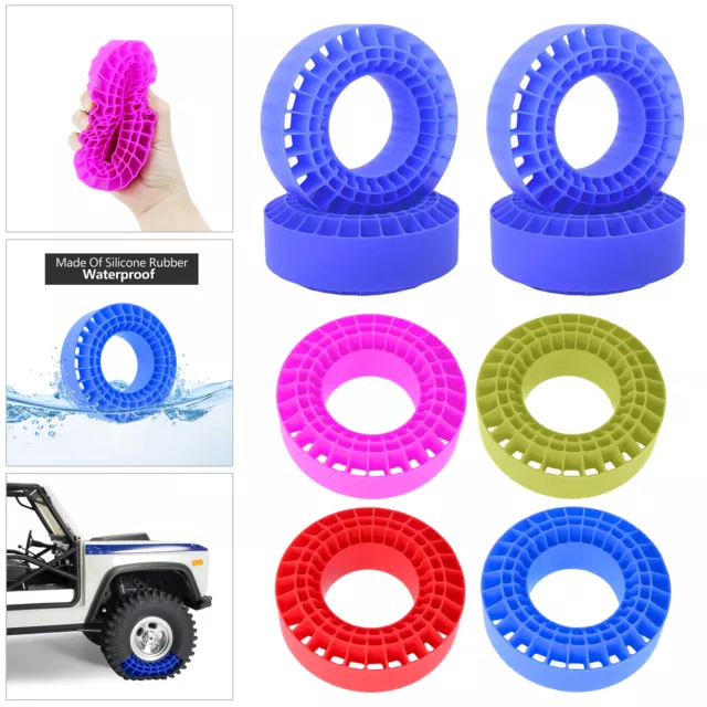 Silicone Rubber Tire Inserts Foam Fit 1.9" Tires For 1/10 RC Crawler Axial SCX10