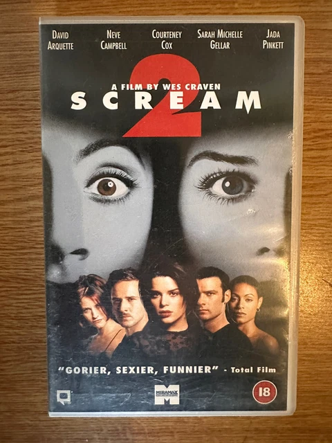 Case Scream SCREAM 2 ORIGINAL UK VHS Ex-rental Big Box Case. £4.99 - PicClick UK