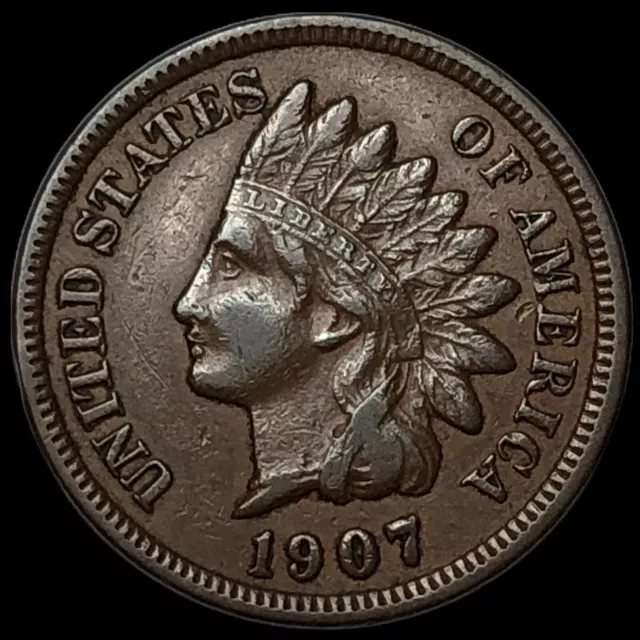 1907 Indian Head Cent Penny  J1699