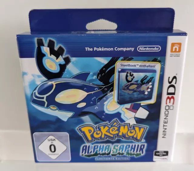 Pokémon: Alpha Saphir - Limited Edition | Nintendo 3DS mit Steelbook OHNE Spiel