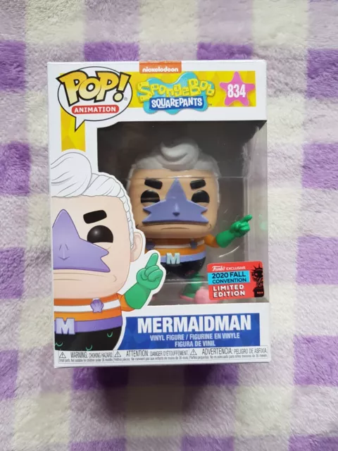 Mermaid Man #834 Funko Pop Animation Spongebob Squarepants 2020 Fall Convention