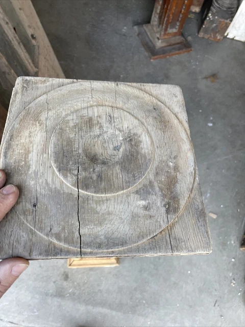 Bova 44 Antique Oak Newell Post 44 X 7.75 X 8 Stripped 9
