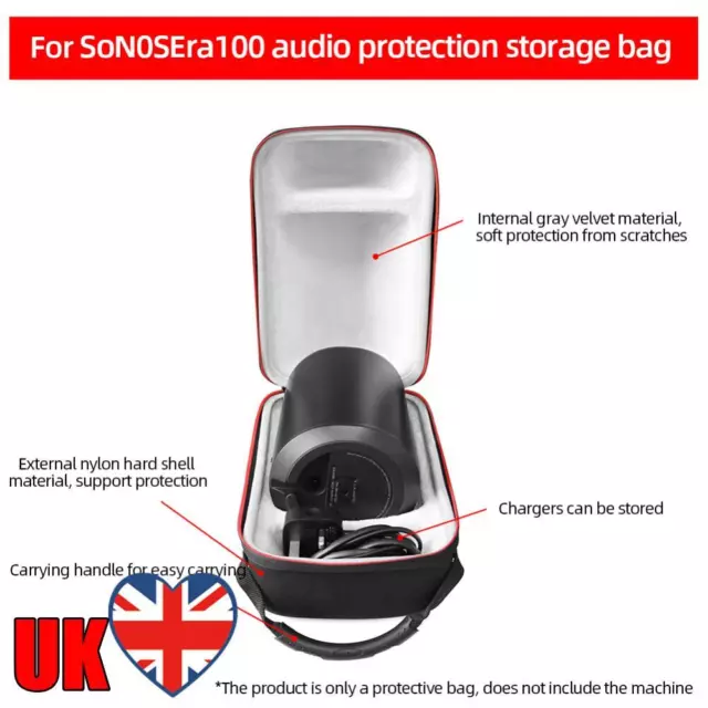 Portable Speaker Storage Bag Organizer Protection Speaker Bag for SONOS Era100