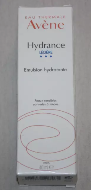 Avene Hydrance Light Hydrating Emulsion  Sensitive Skin 40 mL 1.3 fl oz NEW