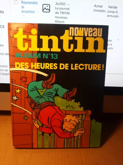 Juill02  ---  Le journal de TINTIN   nouveau Album Recueil   N° 13