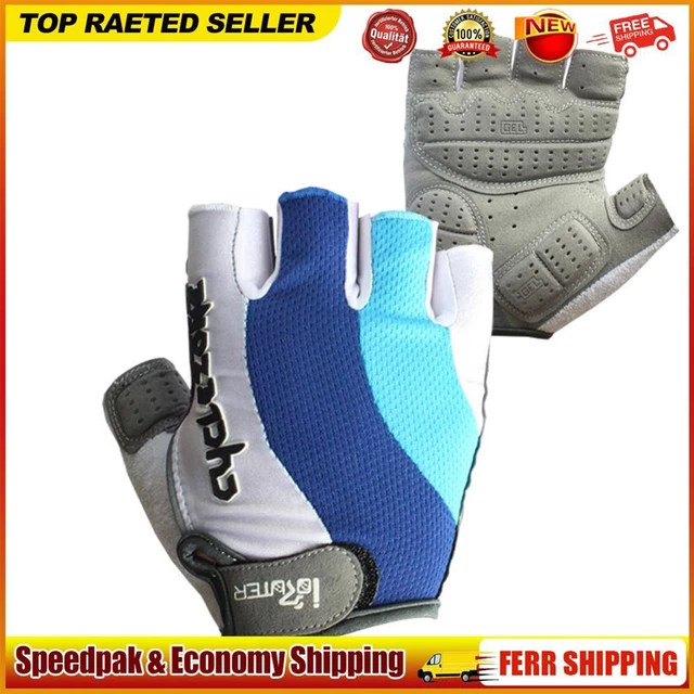 Handschuh Halbe Finger QEPAE Fahrradhandschuhe Fingerlos - Sport & Fitness Größe M-XL Handschuh Fingern