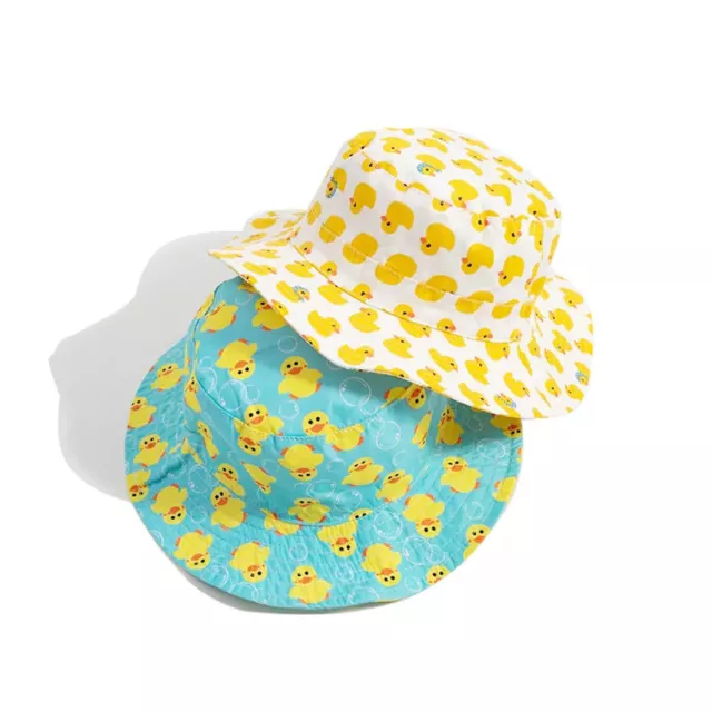 Cappello sole secchio cartone animato bambino bambini bambine estate tesa larga cappello da spiaggia 6-24 M