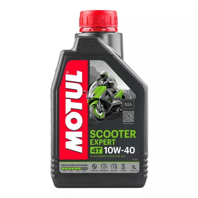 Motul Scooter Expert 4T 10W-40 Scooter Engine Oil MA - 2 Litre Bottles 2