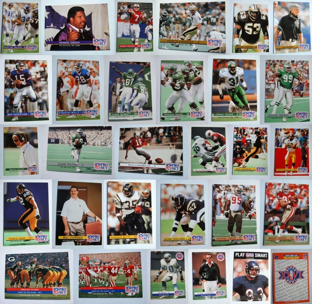 1992 PRO SET Football Cards Complete Your Set U You Pick From List 241