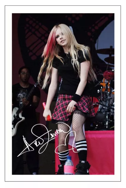 Avril Lavigne Signed Photo Print Autograph Music