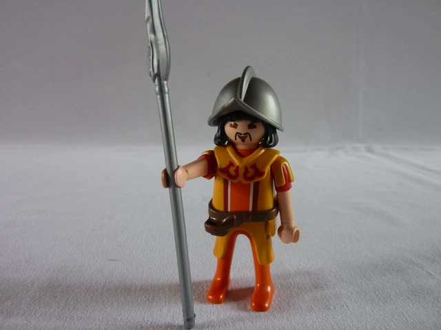 Personnage Playmobil Chevalier Médiéval - Série Château - Occasion En Bon état - Vintage