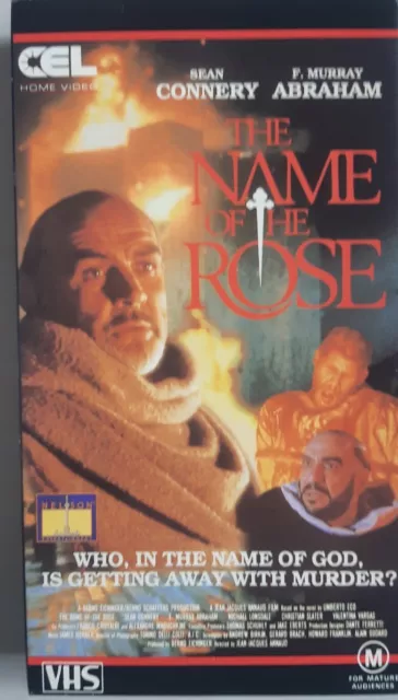 Who,　Connery-F.　THE　the　the　in　VHS　Rose　Abraham.　Tape　AU　Sean　OF　name　o　$19.00　PicClick　NAME　Murray