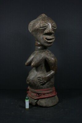 Large 15.7" Female African Fetish Statue SONGYE - D.R.Congo  TRIBAL ART CRAFTS 2